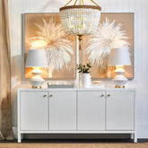 Adele 4-Door White Buffet