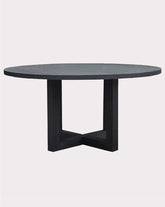 London Round Dining Table - Black