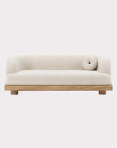 Stoneage line curved sofa