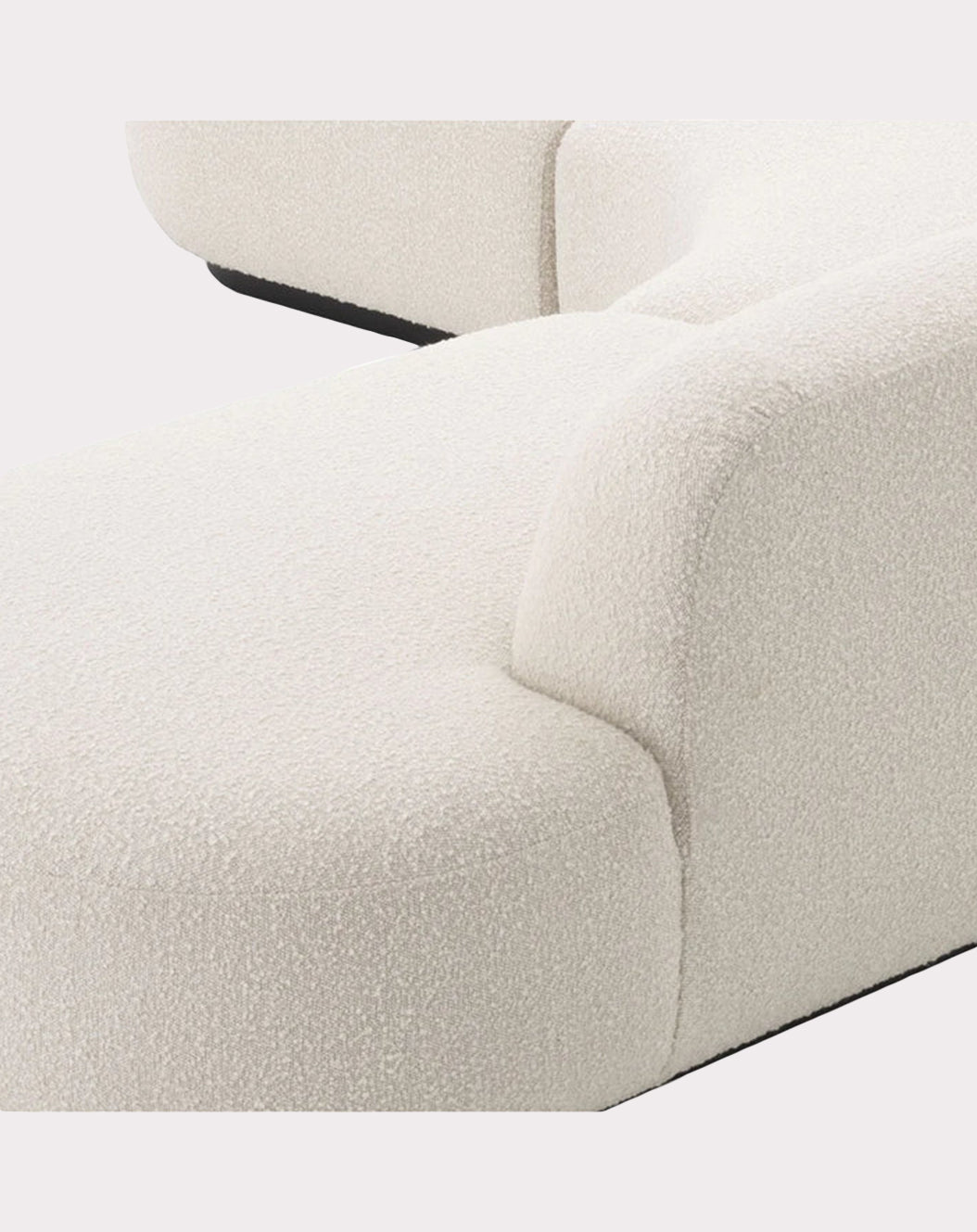 Cream Bouclé Modular Sofa
