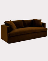 Burleigh 3 Seater Slip Brown Cover Sofa