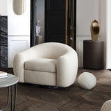 Pascal Upholstered Swivel Barrel Chair
