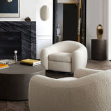 Pascal Upholstered Swivel Barrel Chair