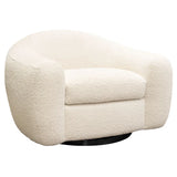 Pascal Upholstered Swivel Barrel Chair