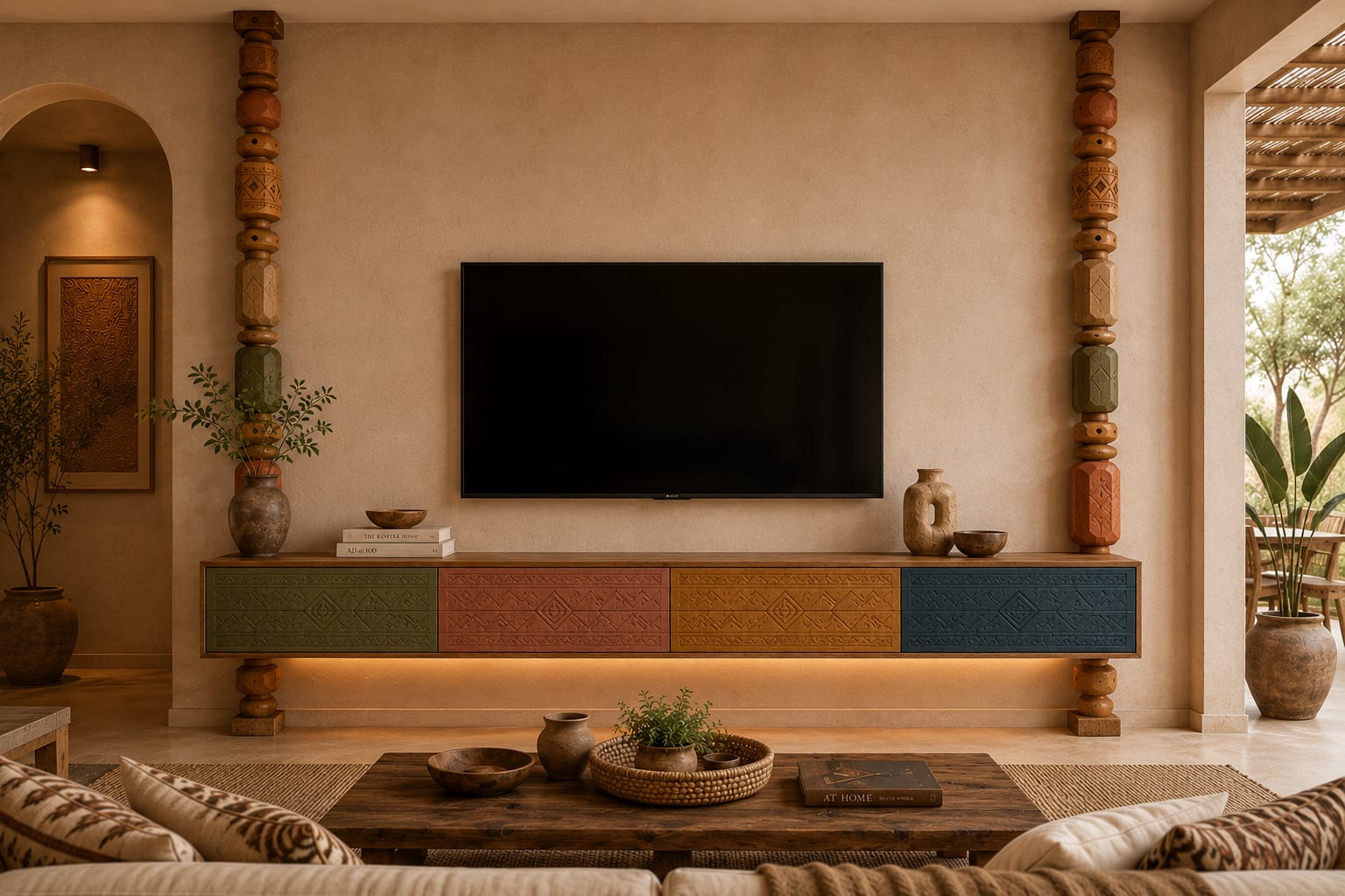 Rustica Heritage TV Wall Unit