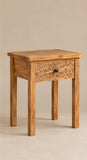 Heritage Carved Side Table – Rustica