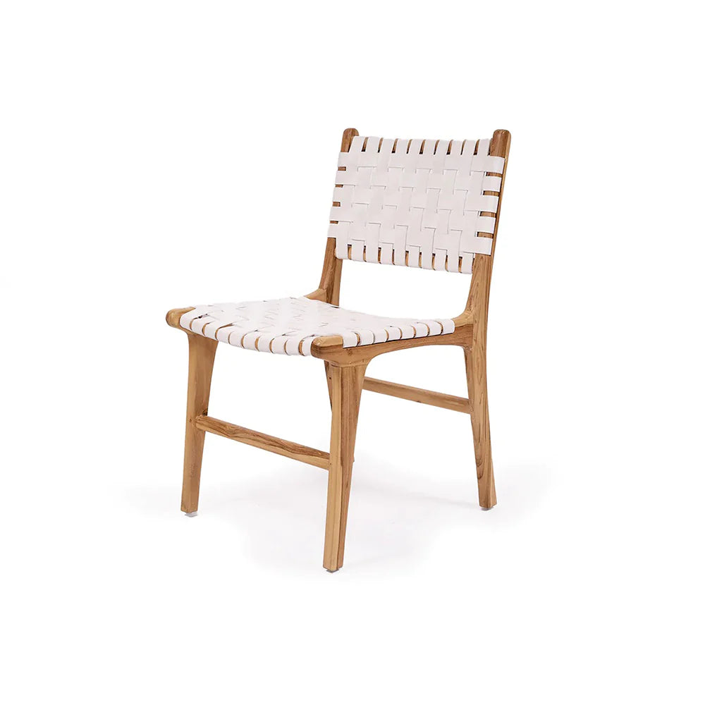 Jervis Bay Woven Leather Dining Chair