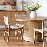 Jervis Bay Woven Leather Dining Chair