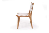 Jervis Bay Woven Leather Dining Chair