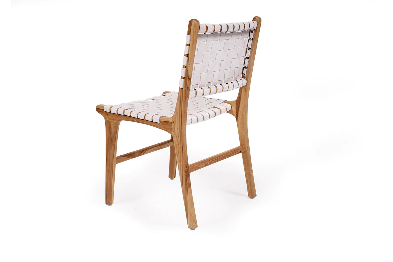 Jervis Bay Woven Leather Dining Chair