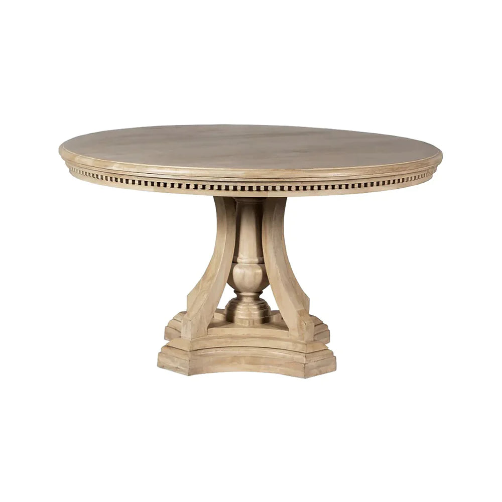 Louis Round Dining Table rustic.design by Yasmin Design Company