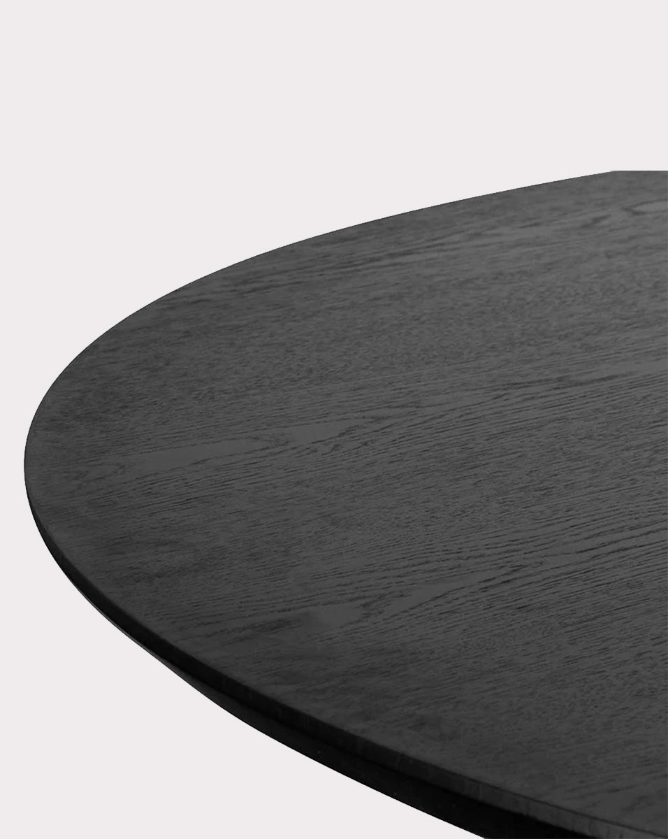 Hunter Designer Round Dining Black Table