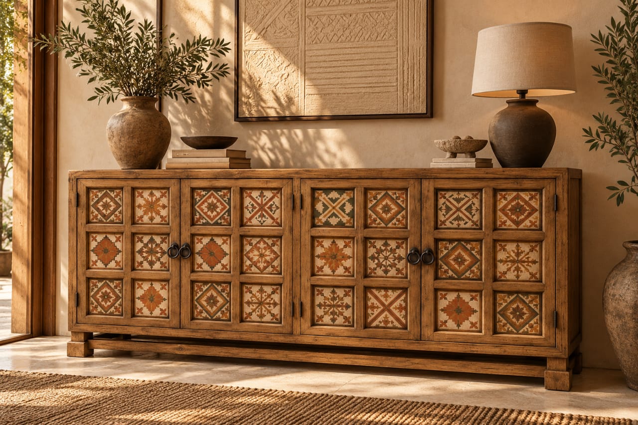 The Amazigh Heritage Sideboard | Rustica