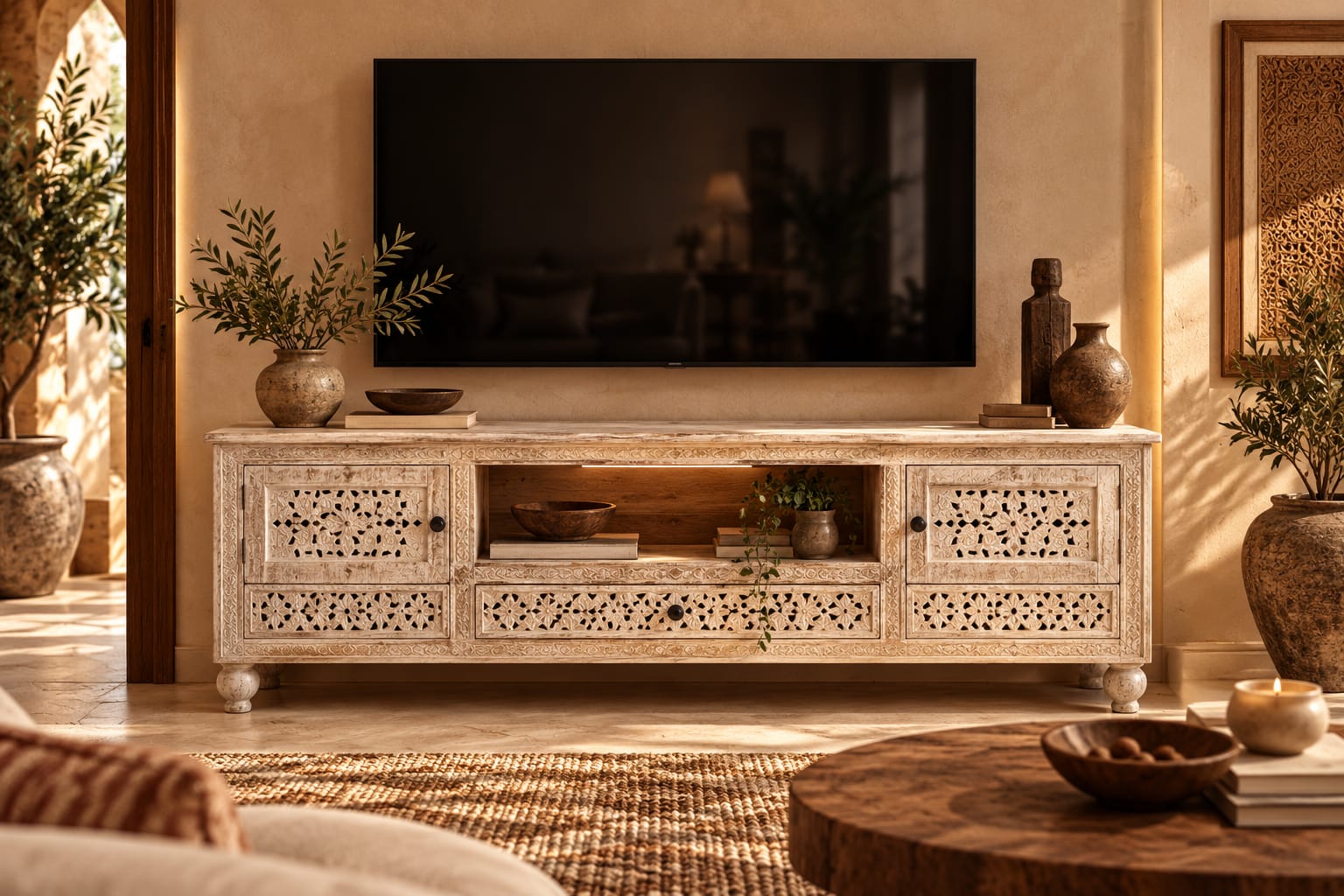 Rustica Boho Heritage TV Unit