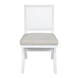 The Imperial Rattan White Dining Chair