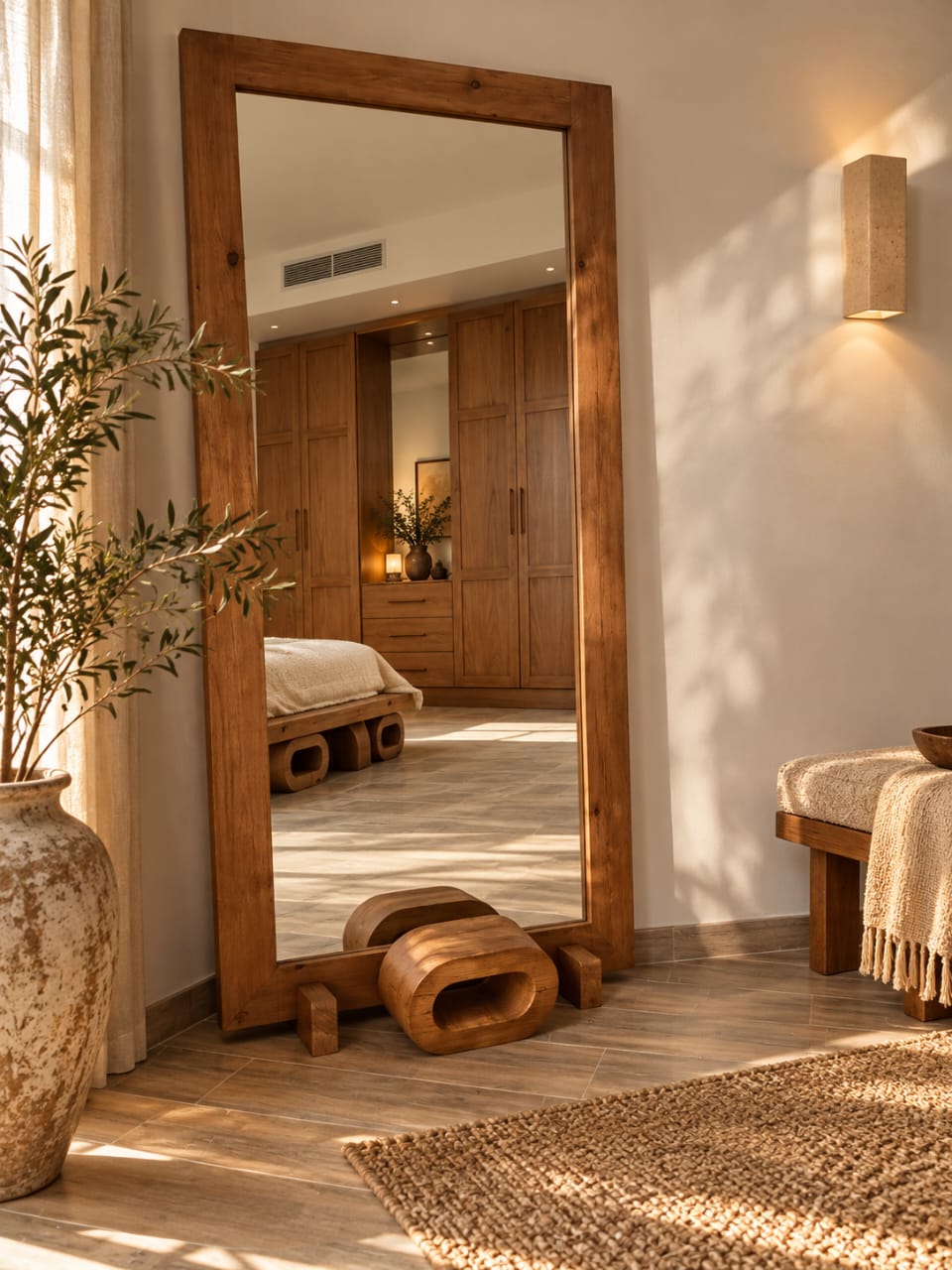 *THE NATURAL WOOD MIRROR | RUSTICA*