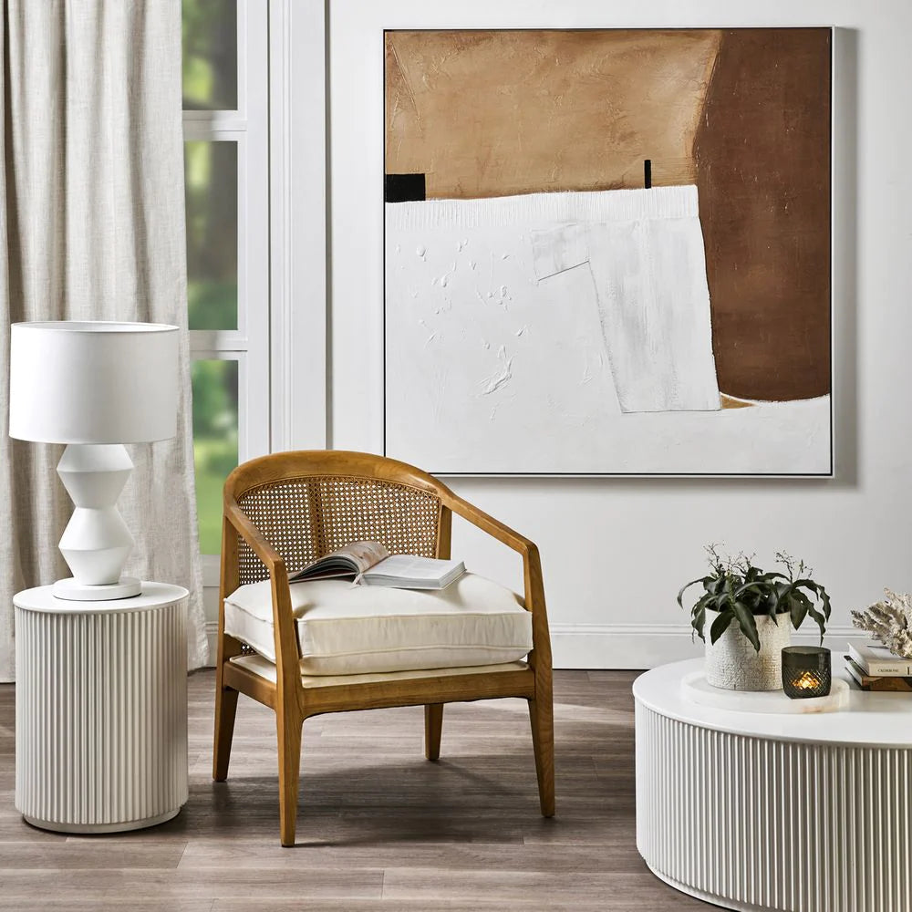 Willow Natural Rattan Occasional Arm Chair