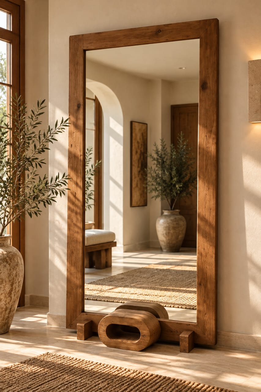 *THE NATURAL WOOD MIRROR | RUSTICA*