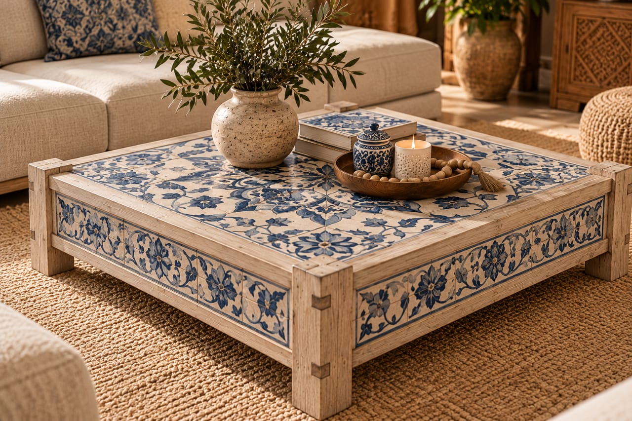 Blue Heritage Coffee Table
