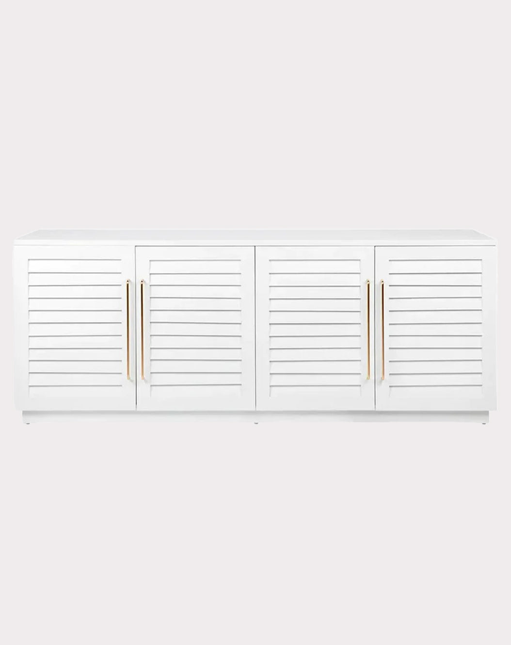 Monaco White 4-Door Buffet