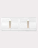 Monaco White 4-Door Buffet