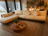 The Bulk Wood L-Shaped Sofa | Rustica Design