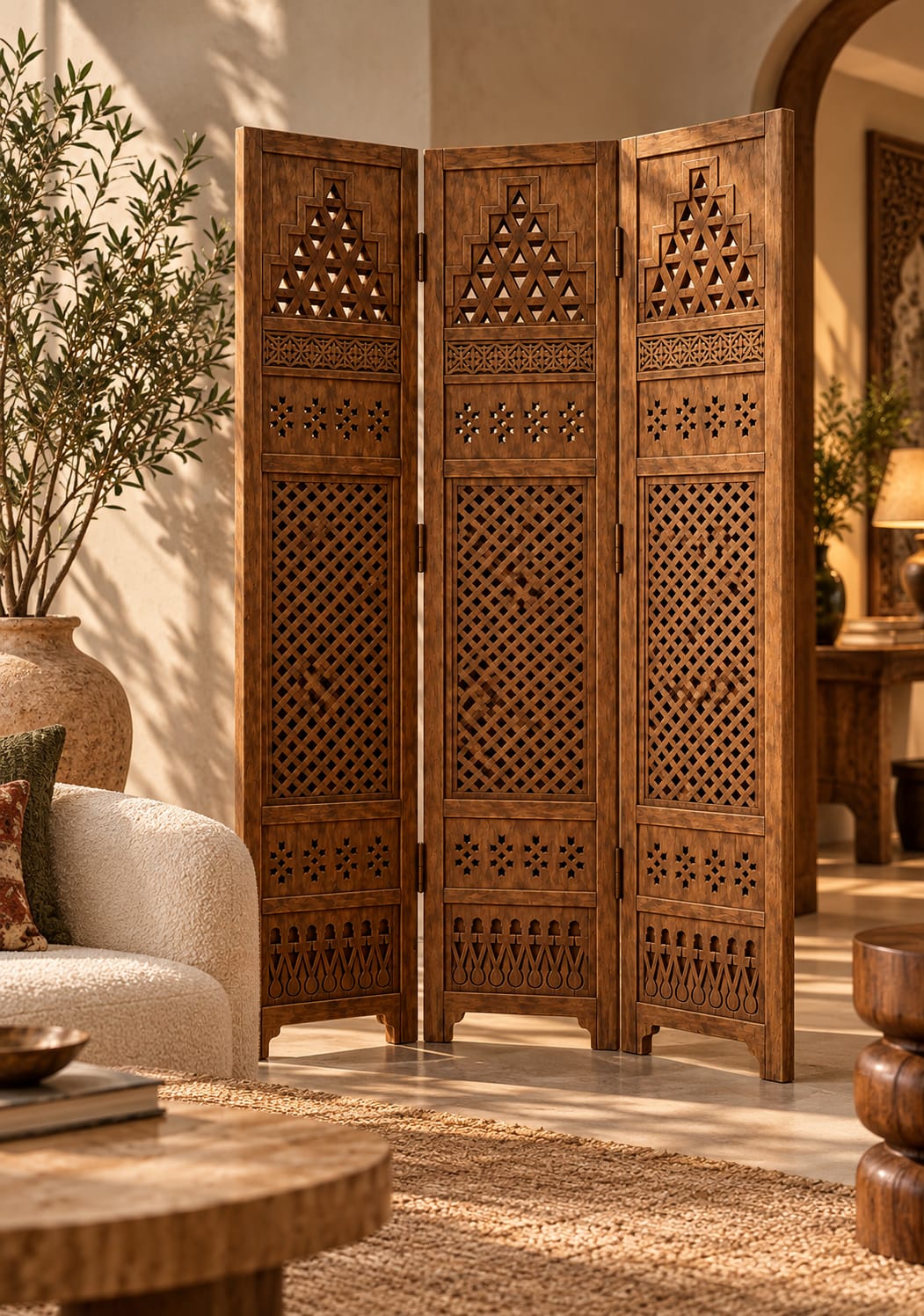 Najdi Heritage Folding Screen | Rustica Design