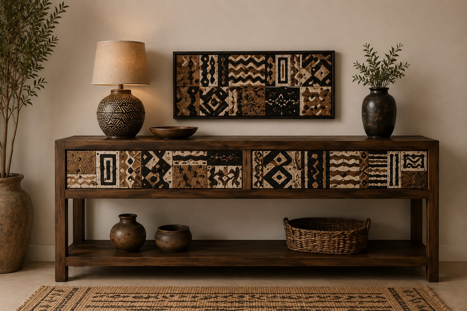 The Tribal Heritage Collection (Console & Wall Art)