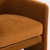 Koko Occasional Chair - Caramel Velvet