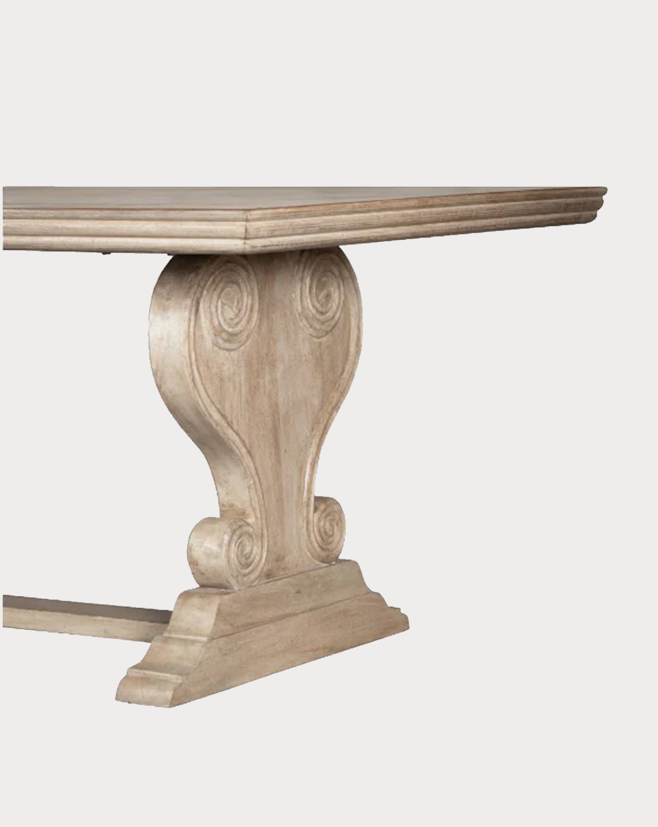 Lucien Harp Base Dining Table