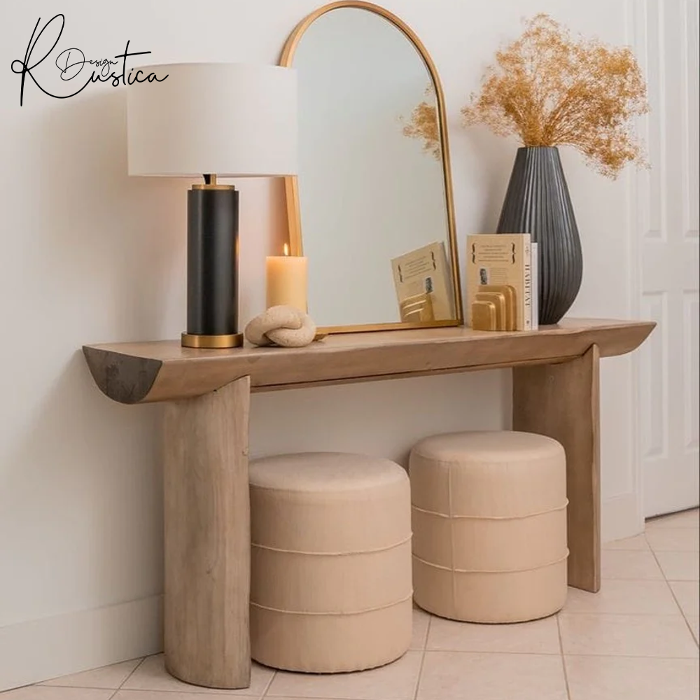 Bench & Console – Rustic Design by Yasmin Design Company