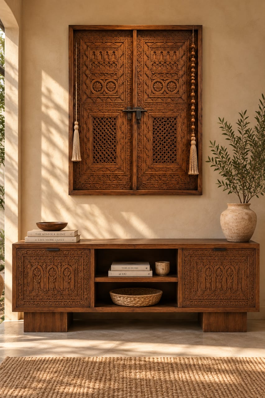 The Heritage Collection (The Heritage Carved Sideboard & The Heritage Wall Art)