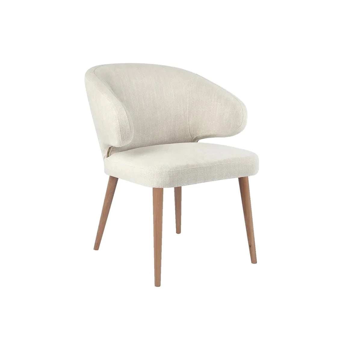 Harlow Natural Linen Dining Chair