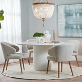 Harlow Natural Linen Dining Chair