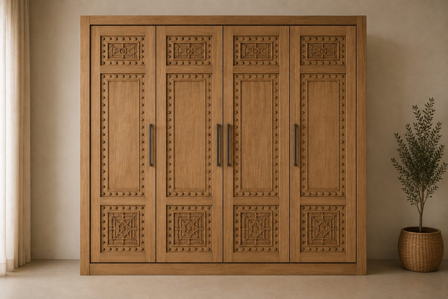 Heritage Carved Wardrobe