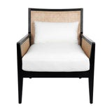 Newport Black Rattan Arm Chair