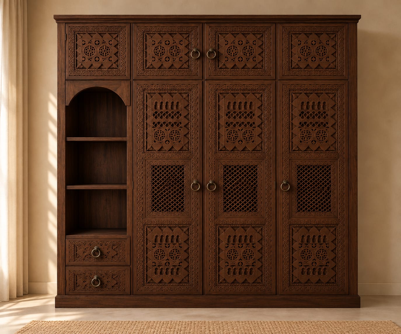 Heritage Carved Wardrobe