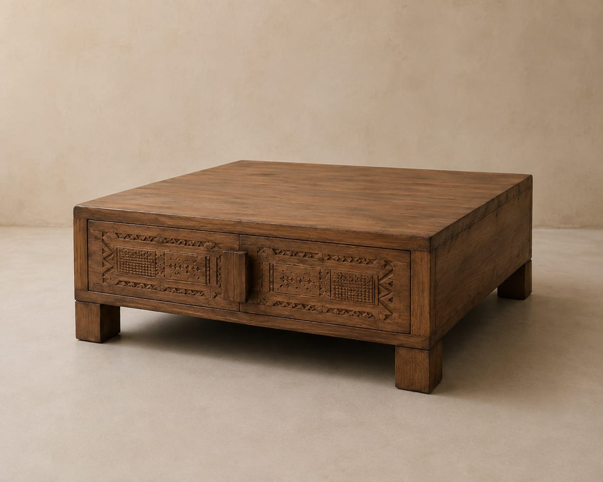 Heritage Carved Coffee Table