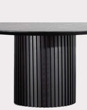 Hunter Designer Round Dining Black Table