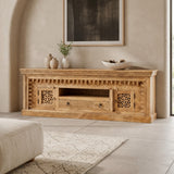 Rustica Heritage Carved TV Console