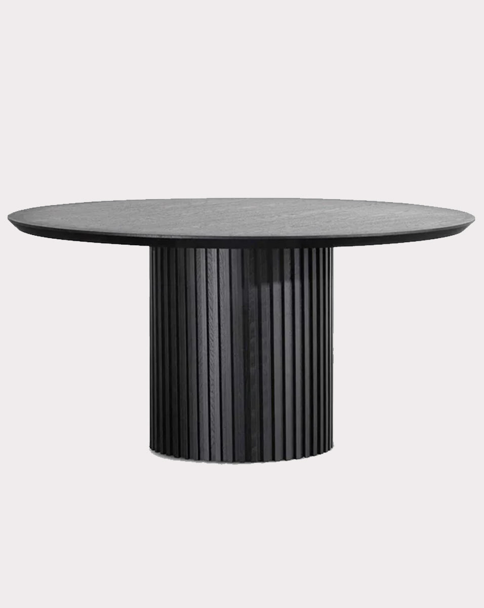 Hunter Designer Round Dining Black Table