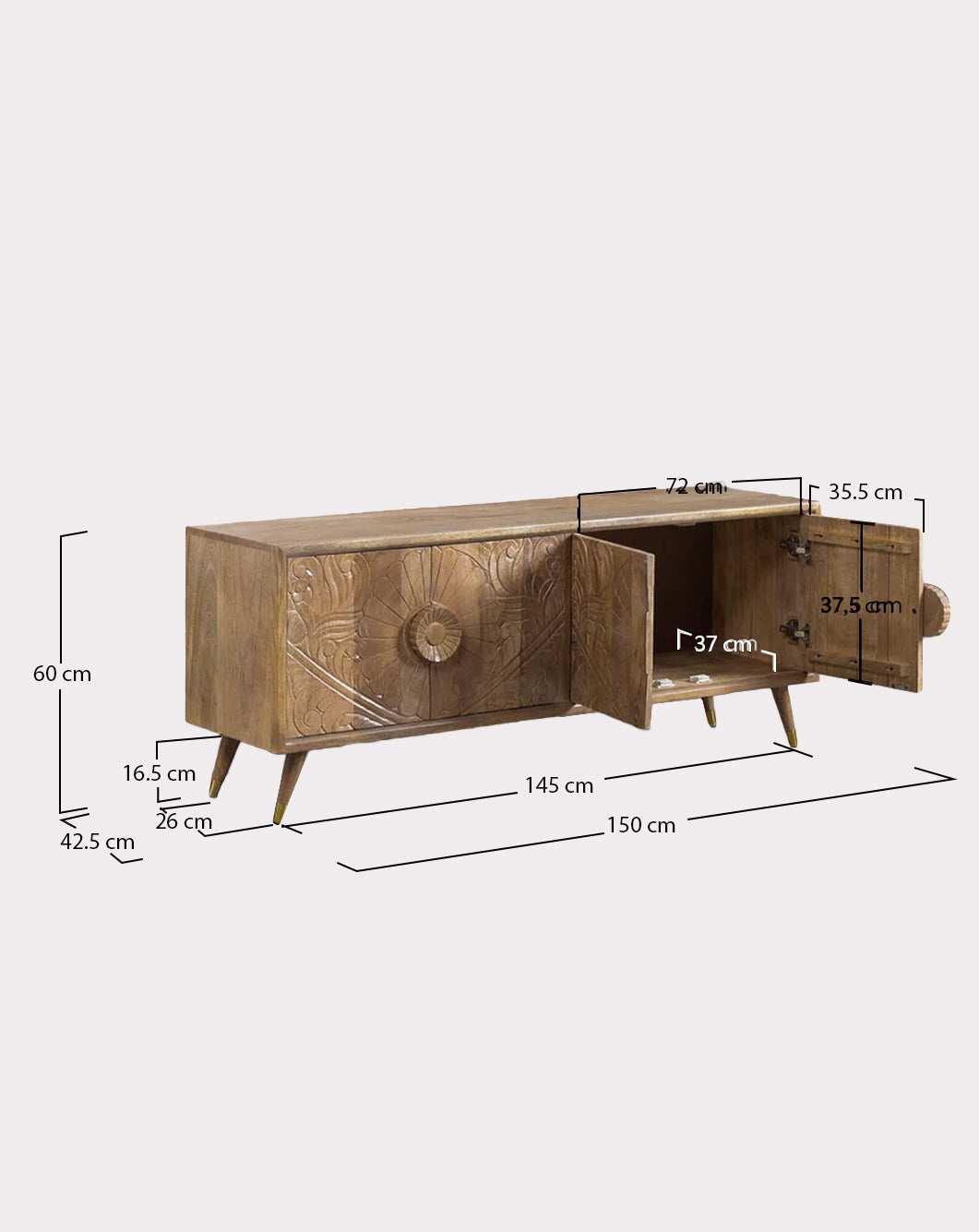 Wooden T.V Unit 6