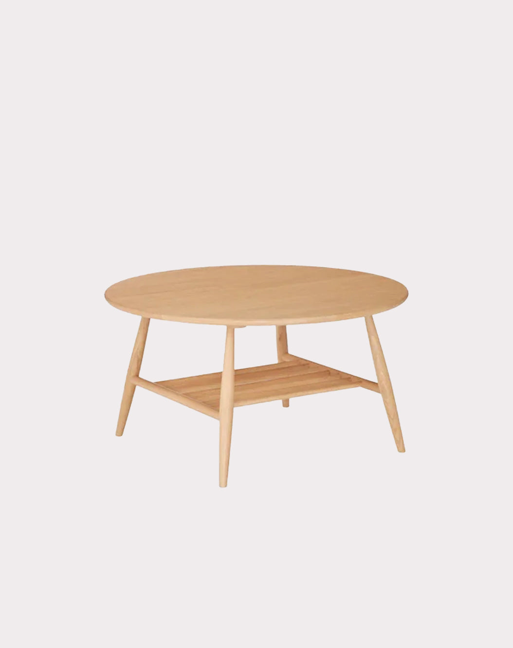 Coffee table with magazine holder