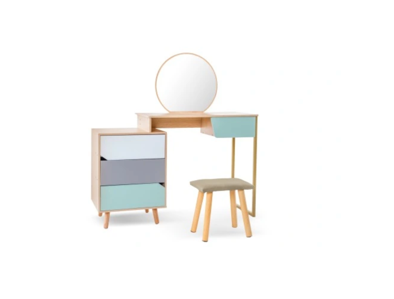 Corciano dressing table multicolored matt