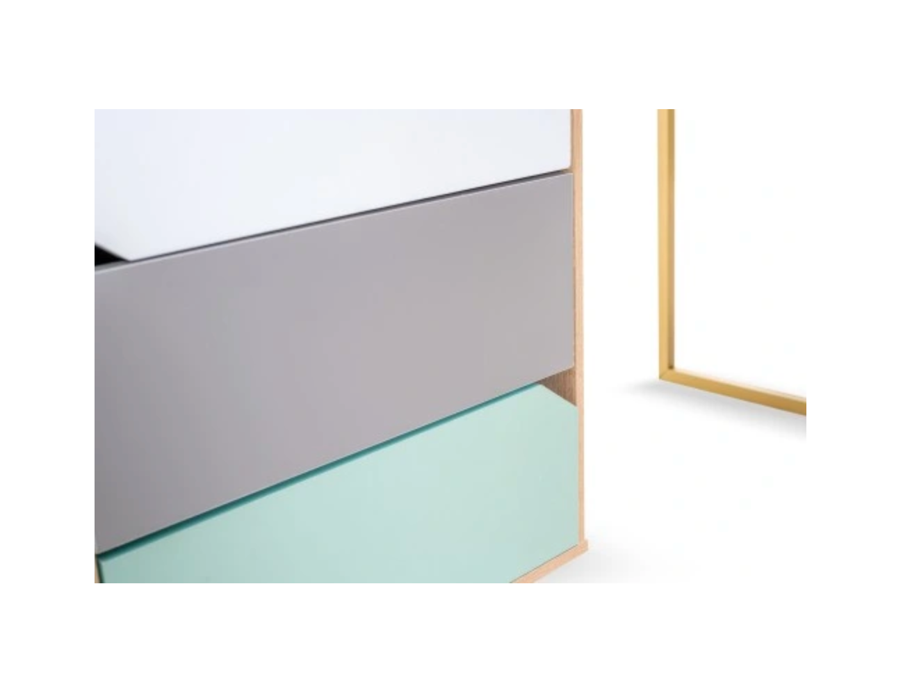 Corciano dressing table multicolored matt
