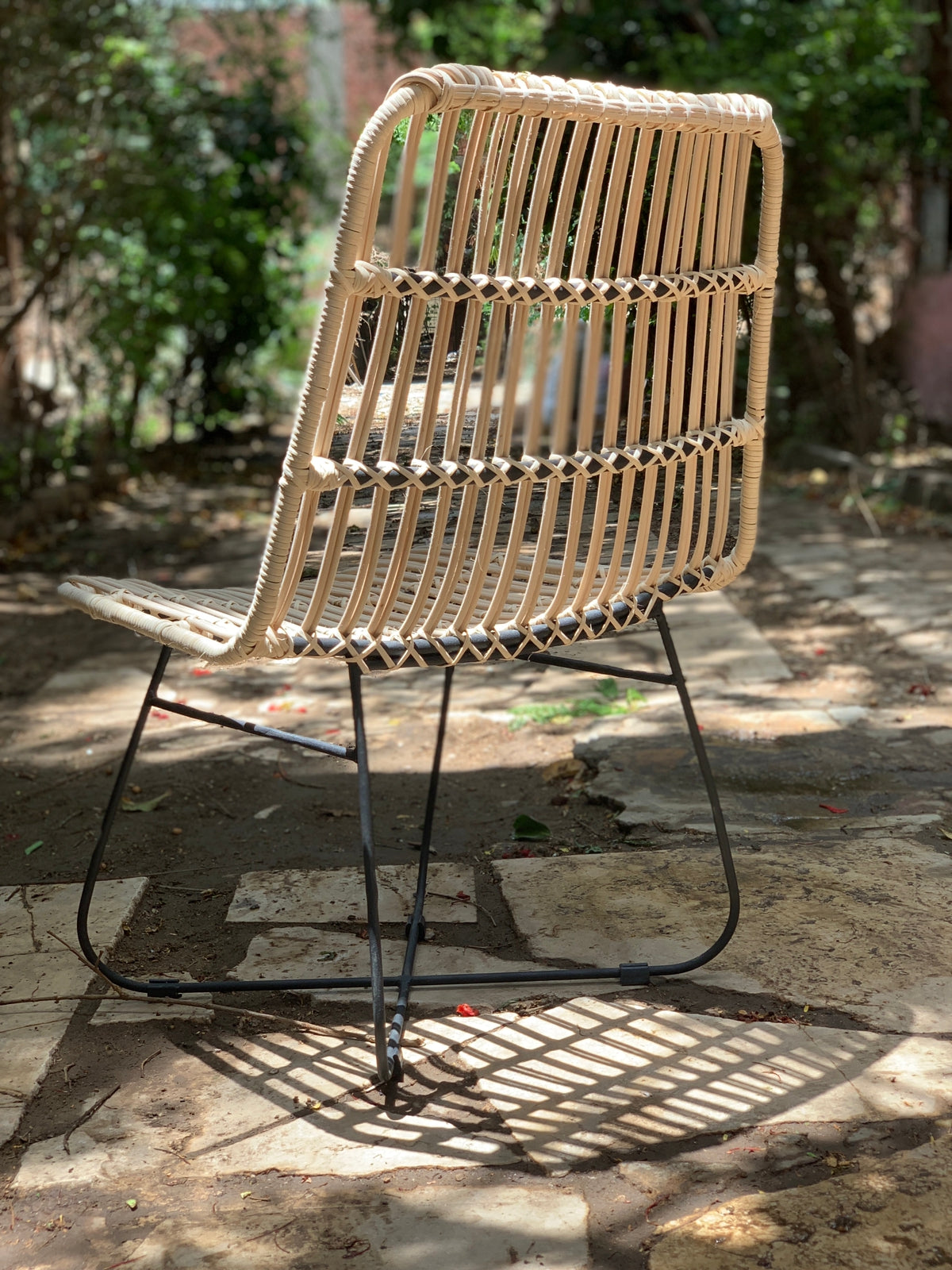 Dartford Armchair in Rattan Look