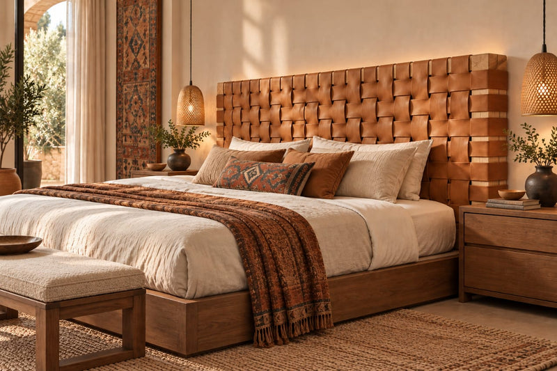 The Woven Bedroom Collection | Camel Edition