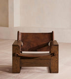 RUSTICA | The Oak &amp; Leather Lounge Chair