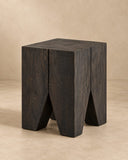 Rustic Solid Wood Side Table