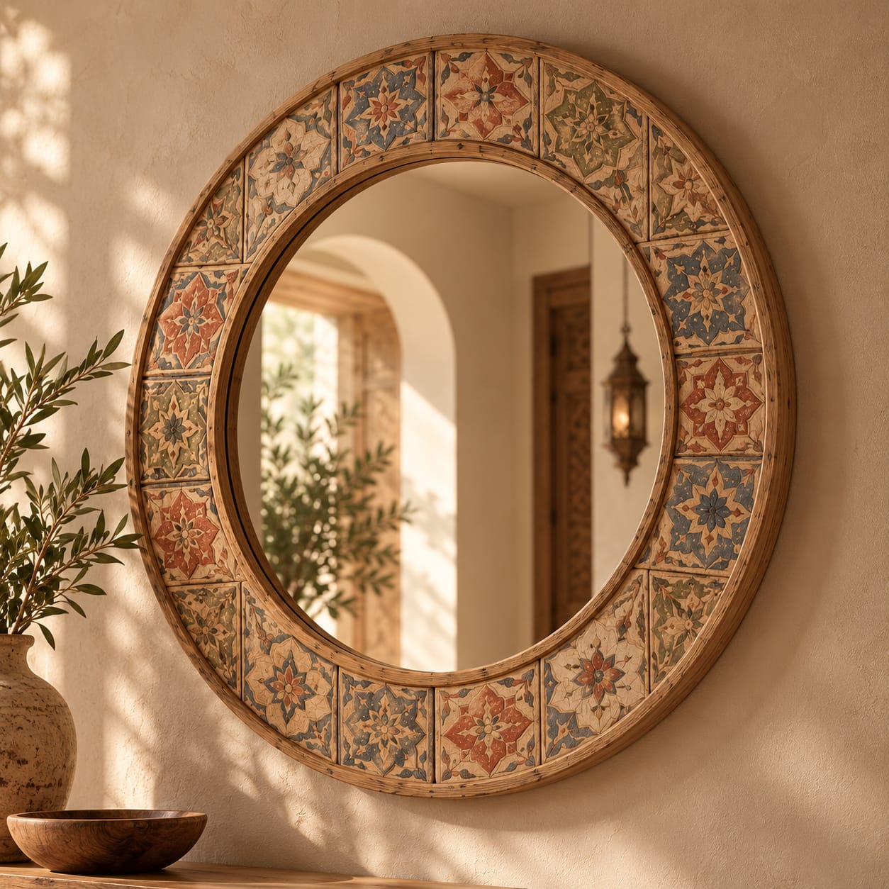Moroccan Heritage Shoe Bench